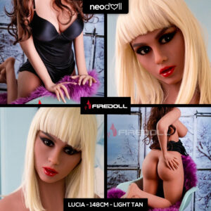 Fire Doll - Lucia - Realistic Sex Doll - 148cm - Light Tan - Gel Breast